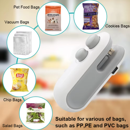 Sellador al Vacío Portátil--Conserva tus Alimentos