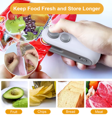 Sellador al Vacío Portátil--Conserva tus Alimentos