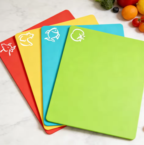 Set de 4 Tapetes de Corte Flexibles--Cocina Higiénica